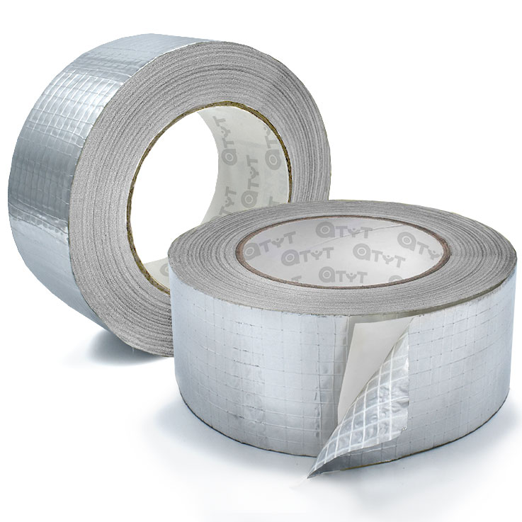 Cinta adhesiva de aluminio reforzado 3x3mm