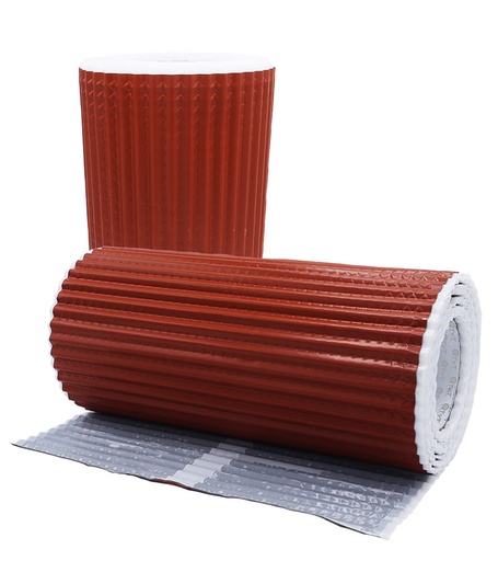 [S-BUTAL(2D)OVLPE-138-R5300-TC-R] Cinta Butilo Aluminio 2d No Conformable (1,1 Mm) [ral 8004]