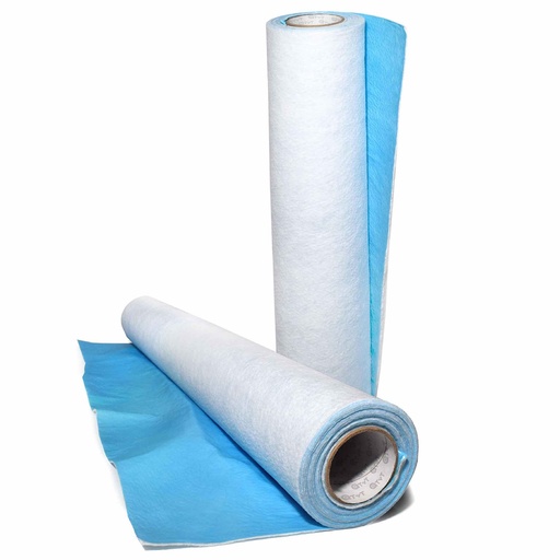 Bobina protectiva reutilizable premium azul (160 g/m2)