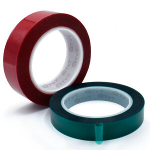 pet adhesivo silicona 80 micras verde y rojo